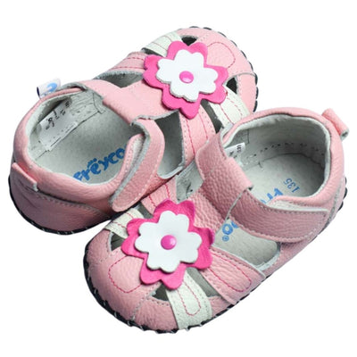 FREYCOO Daisy Soft Sole Baby Sandals Pink