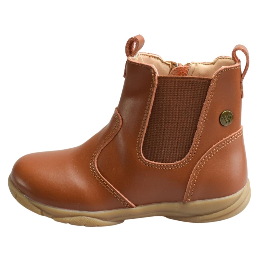 Walnut Melbourne Rodeo Boots for toddlers tan