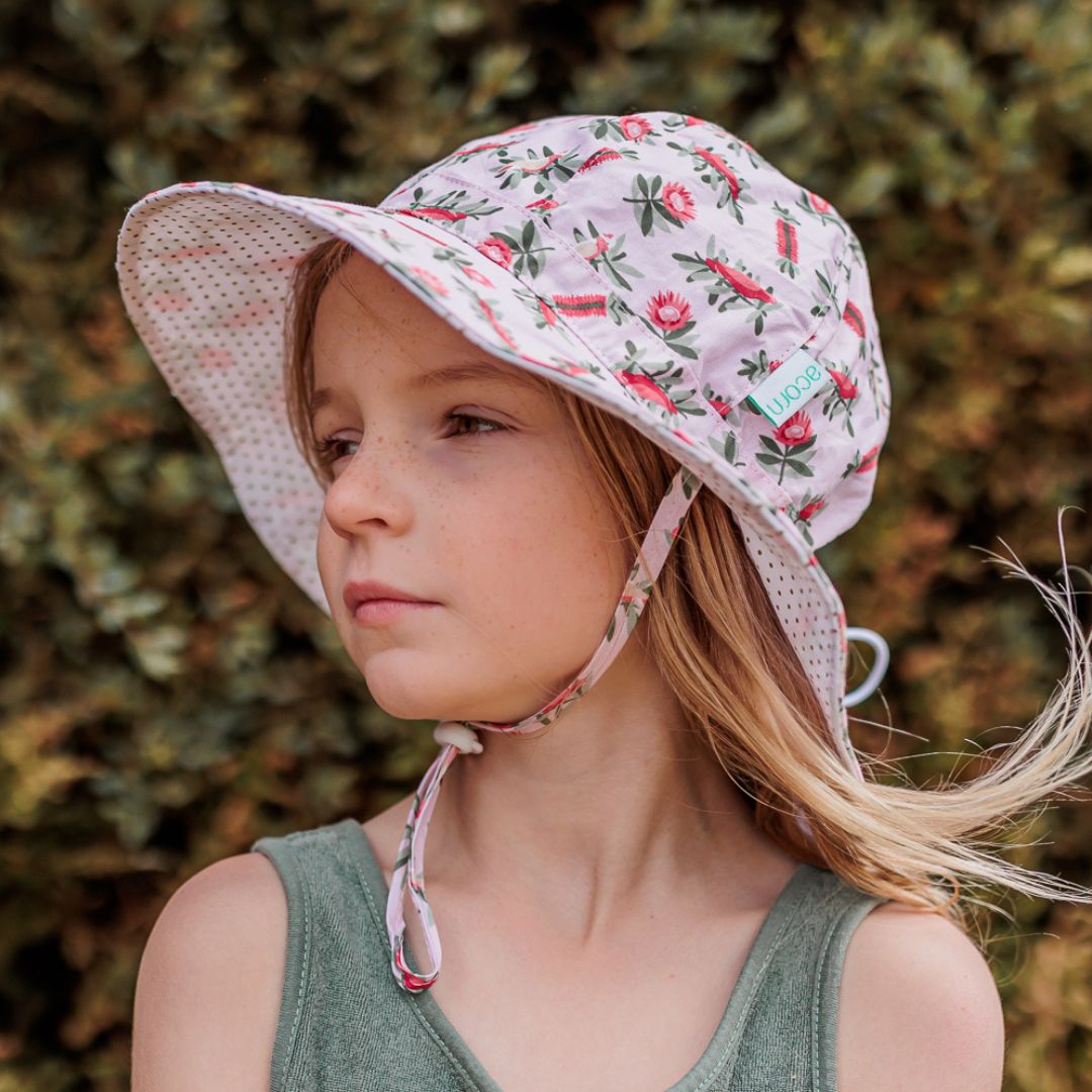 Acorn Kids Banksia sun hat for girls