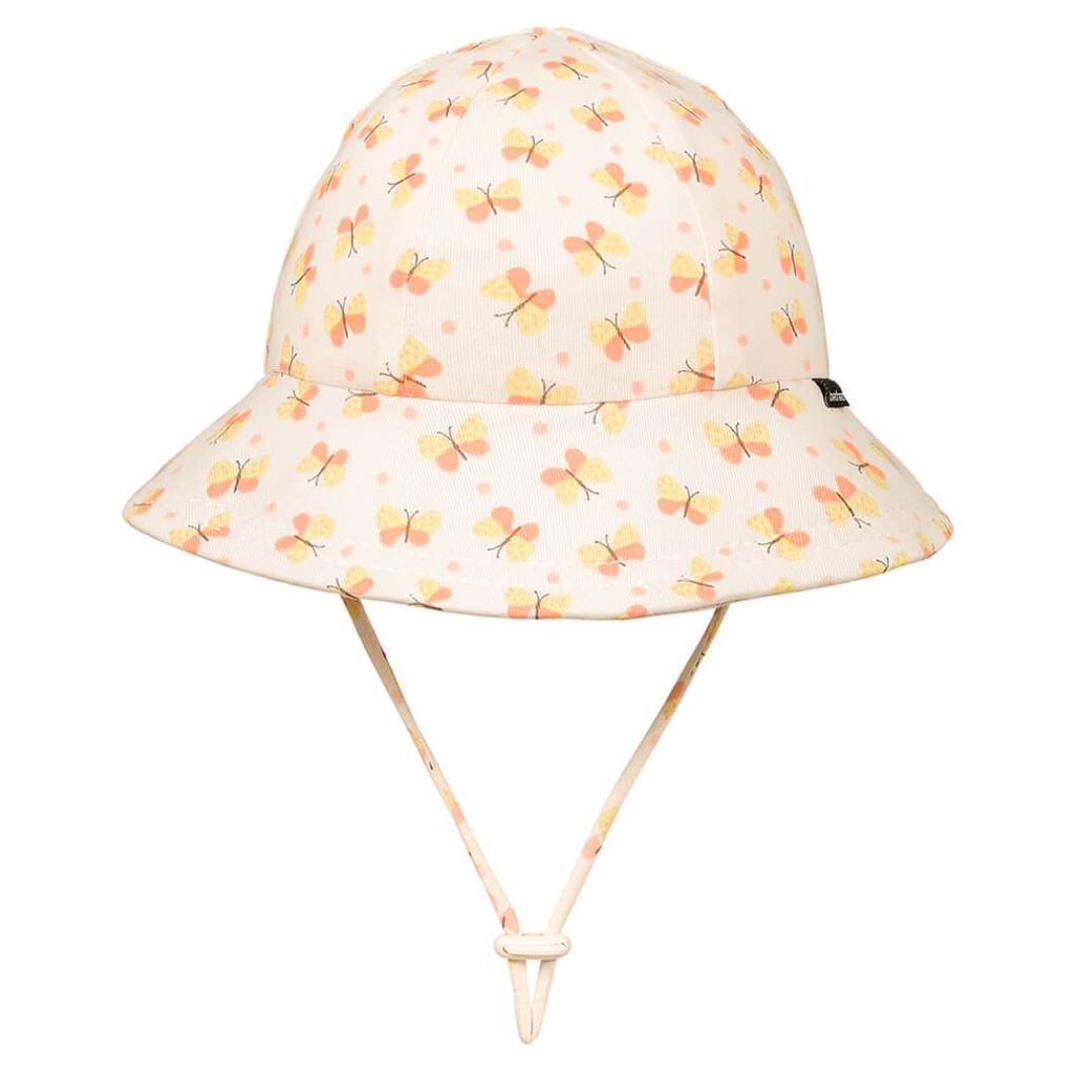 Bedhead Hats Ponytail Bucket sun hat with toggle and butterflies