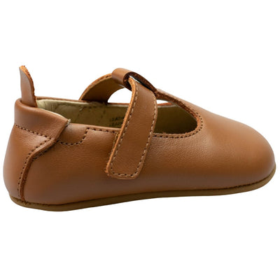 Old SolesOhMe-Bub Tan T-Bars baby shoes