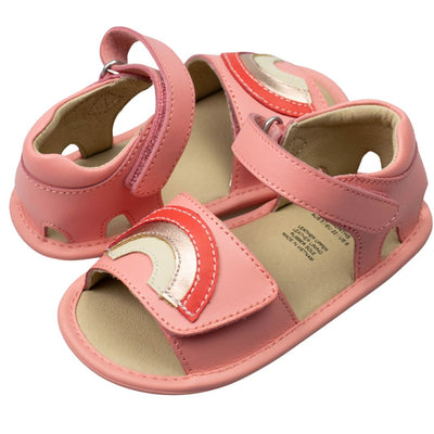 Old Soles Rainbow Bambini Rossini baby sandals in watermelon pink