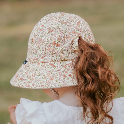 Bedhead Hats Savanna ponytail slit bucket hat for girls aged 2-13 years