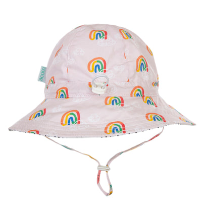ACORN KIDS RAINBOW SQUIGGLE Sun Hat Girls