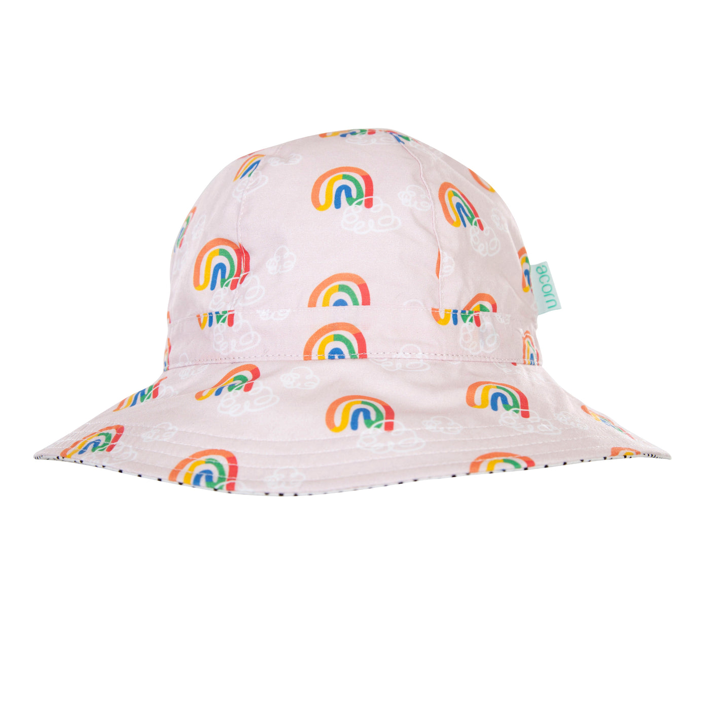 ACORN KIDS RAINBOW SQUIGGLE Sun Hat Girls