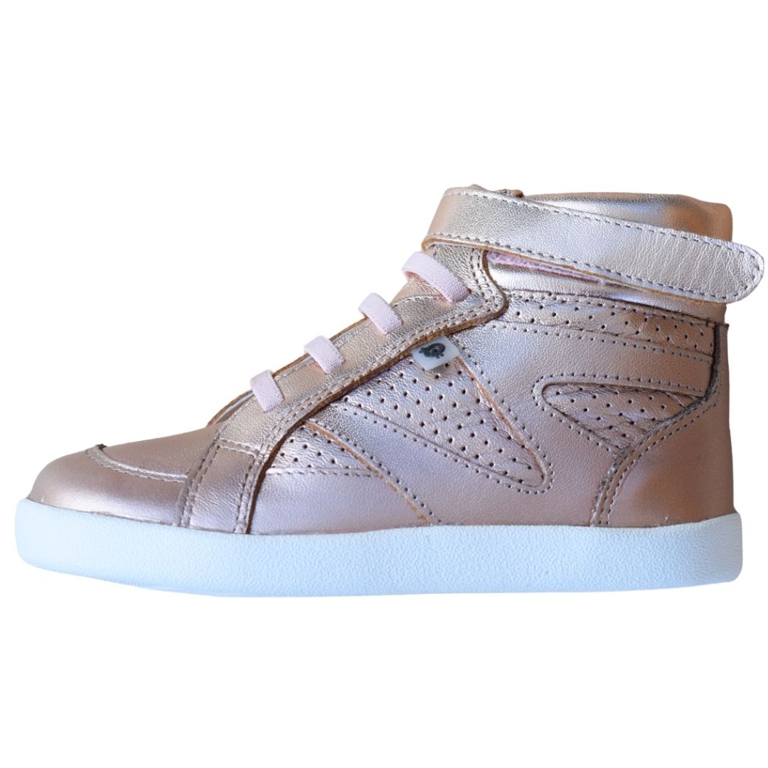 Old Soles The Leader Copper High Top Sneaker side view