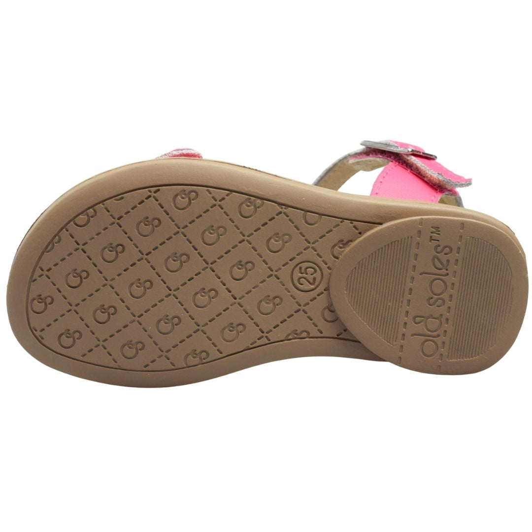 Old-Soles-Nevana-pink-kids-sandals-outsole