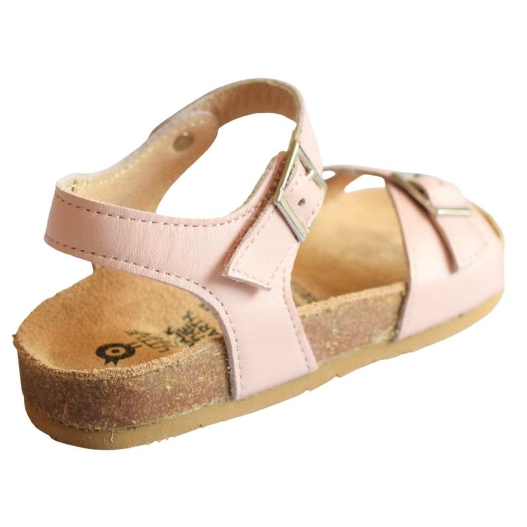 Old Soles Retreat Blush sandal for girls with faux buckle closure