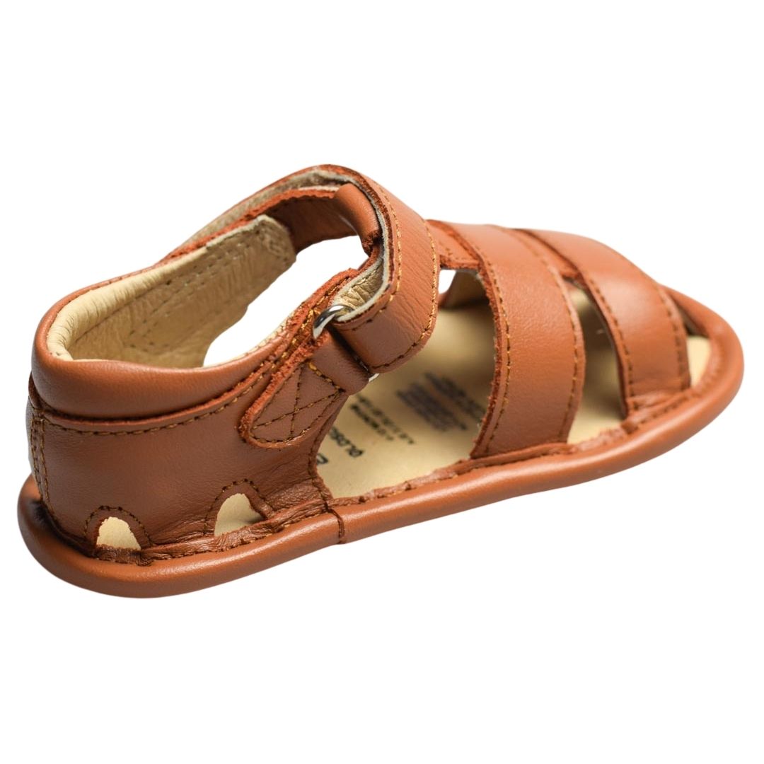 Old Soles Sandy Sandal in tan hook and loop strap