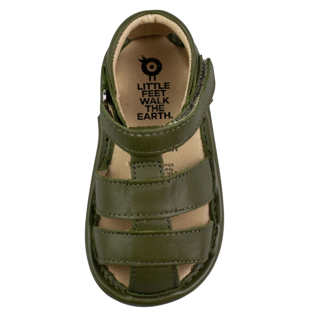 Old-Soles-Sandy-Sandals-Military-Green-overhead-baby-sandals