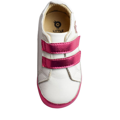 OLD SOLES STAR MARKERT SNEAKERS Snow Fuchsia Foil