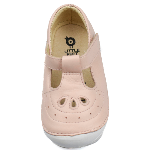 Old Soles Royal Pave T-Bar Powder Pink Overhead