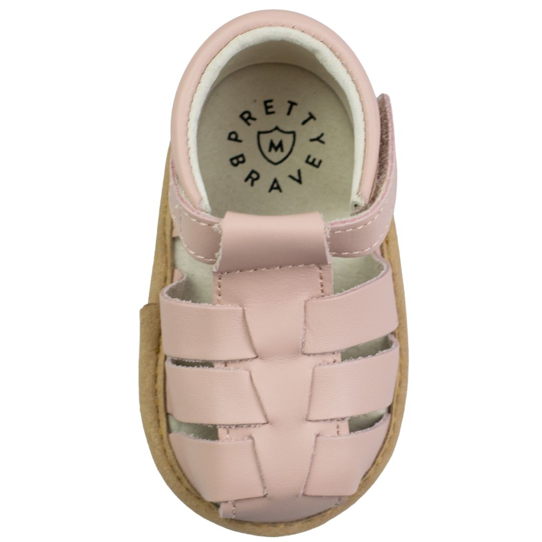 PRETTY BRAVE RIO Pink Rose Baby Sandals