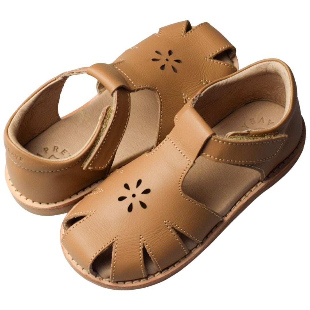 Pretty Brave Macy Tan Girls sandals