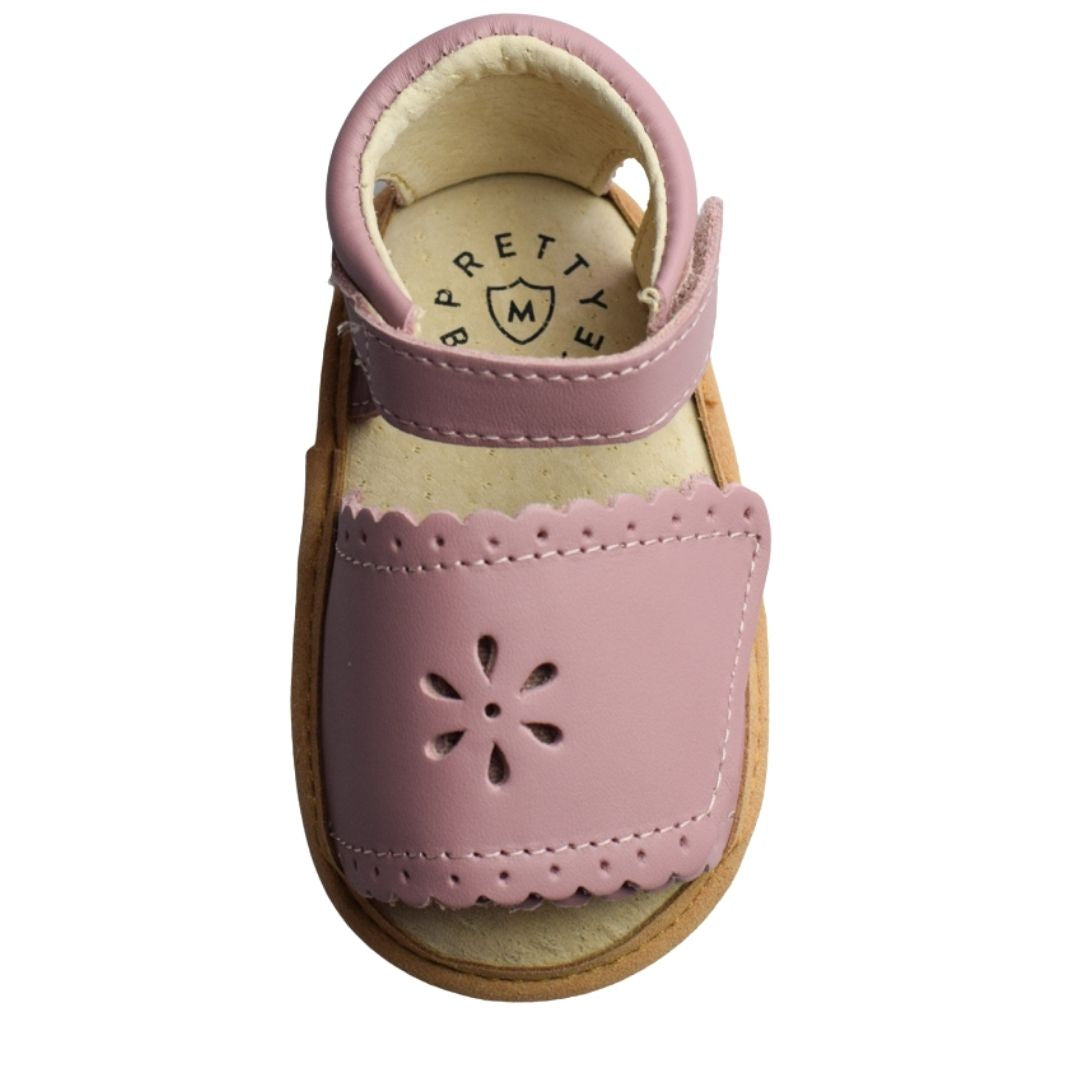 Pretty Brave baby sandals for girls pink
