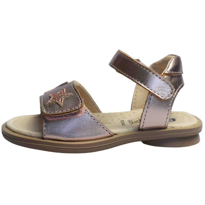 Old Soles Star Born Copper Glam Girl sandals side view