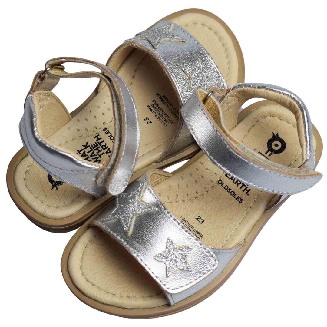 Old Soles Star Born Silver Sandals 
