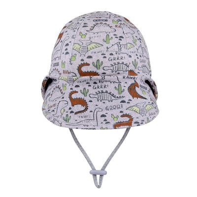 Bedhead Hats dinosaur baby hat back view